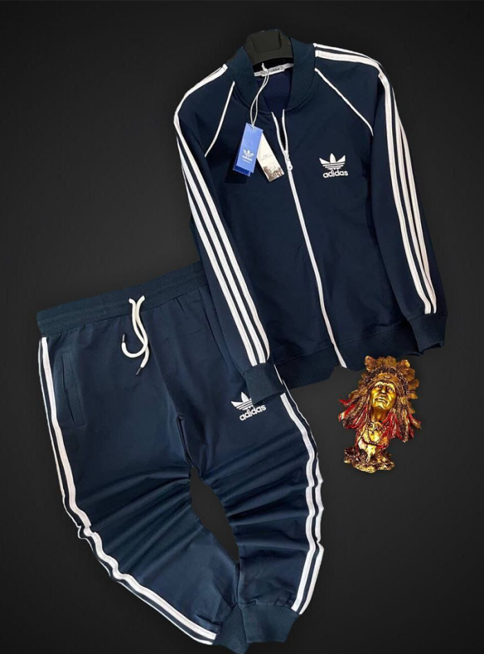 A&S Adidas 3-Stripe Style 2-Pcs Tracksuit