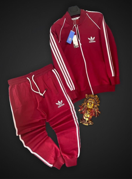 A&S Adidas 3-Stripe Style 2-Pcs Tracksuit