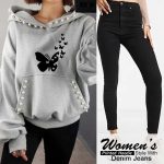 A&S Women's Casual Pearls Hoodie