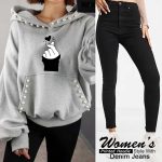 A&S Women's Casual Pearls Hoodie