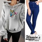 A&S Women's Casual Pearls Hoodie