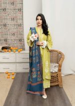 AISLING 3PC Lawn with Diamond Print Dupatta