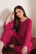 GARNET 3PC Lawn with Diamond Print Dupatta