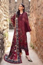 MARIA.B 3PC Lawn with Voil Lawn Printed Dupatta