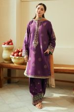 ZARASHAHJAN 3PC Lawn with Diamond Print Dupatta