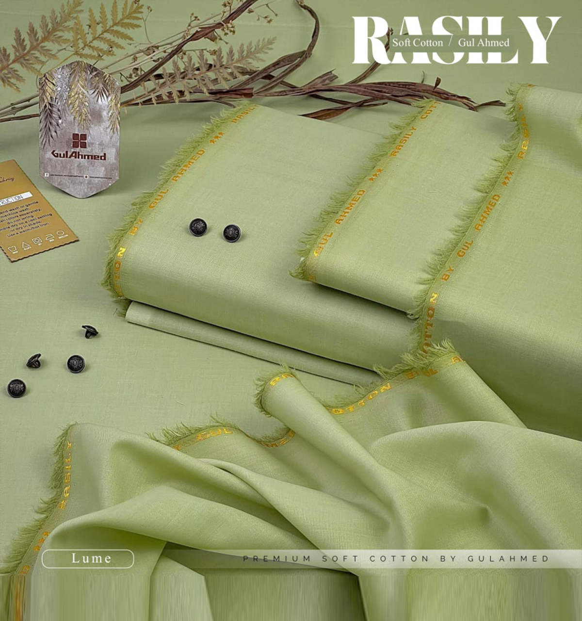 GUL AHMED MEN COTTON FABRIC