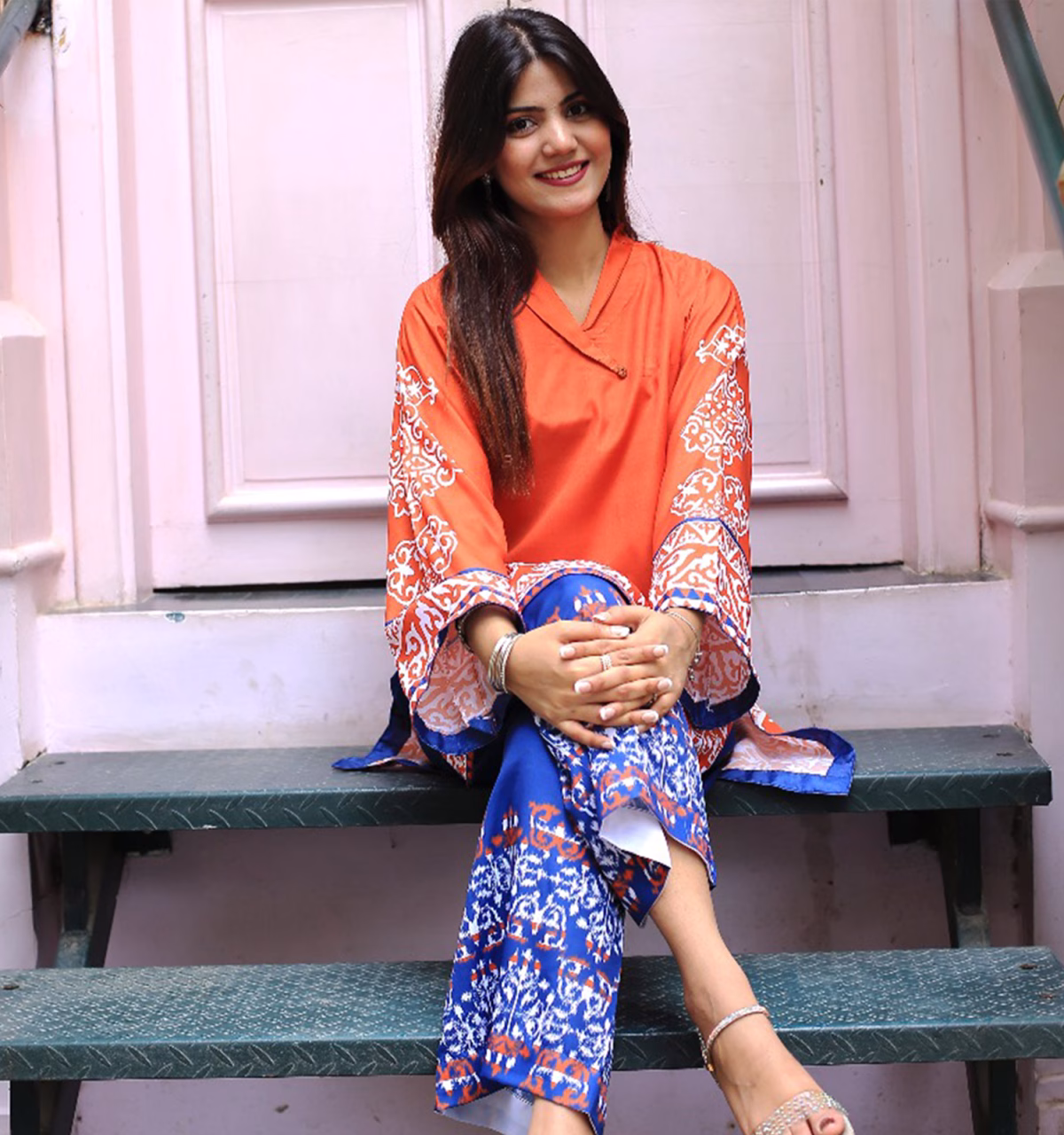 CAUSAL WEAR STITICH PRINTED 2PC