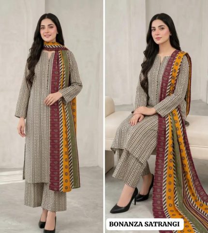 Bonanza Satrangi Lawn Sale
